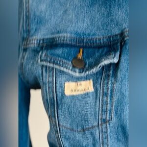 Thrifted one of a kind denim jacket